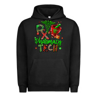 Pigment Black christmas rx pharmacy tech Urban Hoodie - MaliasSmallBusiness