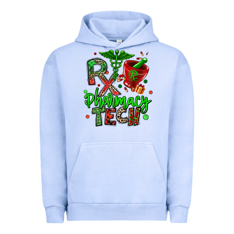 Christmas Rx Pharmacy Tech Urban Hoodie by MaliasSmallBusiness | Teevron