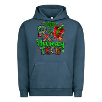 Pigment Midnight Navy christmas rx pharmacy tech Urban Hoodie - MaliasSmallBusiness