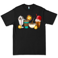 Black Softball coffee cups Premium Tee - Artiststas