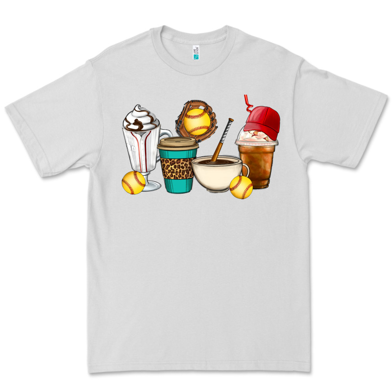 Softball Coffee Cups Premium Tee by Artiststas | Teevron