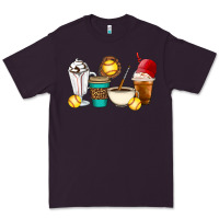 Plum Softball coffee cups Premium Tee - Artiststas