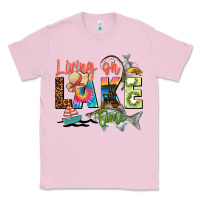Bubblegum Pink living on lake time Classic Tee - Zillion Design Studio