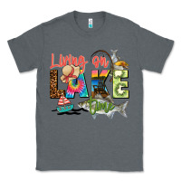 Charcoal Heather living on lake time Classic Tee - Zillion Design Studio