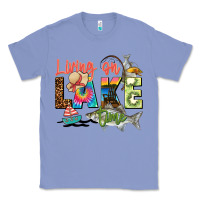 Colony Blue living on lake time Classic Tee - Zillion Design Studio