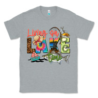 Heather Grey living on lake time Classic Tee - Zillion Design Studio