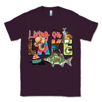 Plum living on lake time Classic Tee - Zillion Design Studio