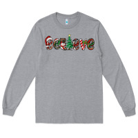 Heather Grey christmas believe Long Sleeve Tee - RanaPortraitStore