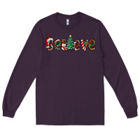 Plum christmas believe Long Sleeve Tee - RanaPortraitStore