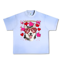 Grape Ice Valentine's day husky Urban Heavy Tee - RanaPortraitStore