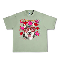 Oil Green Valentine's day husky Urban Heavy Tee - RanaPortraitStore