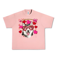 Salmon Valentine's day husky Urban Heavy Tee - RanaPortraitStore