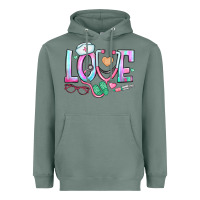 Sage love nurse Heavyweight Hoodie - BundleAndBundleShop