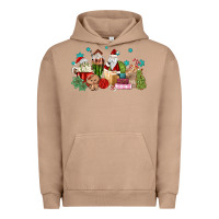 Pigment Burro santa coffee Urban Hoodie - MaliasSmallBusiness