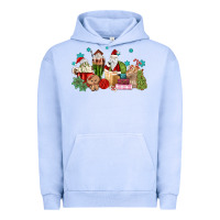 Pigment Grape Ice santa coffee Urban Hoodie - MaliasSmallBusiness