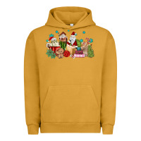Pigment Peanut Butter santa coffee Urban Hoodie - MaliasSmallBusiness