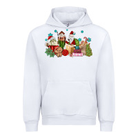 White santa coffee Urban Hoodie - MaliasSmallBusiness