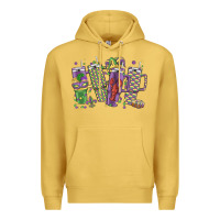 Antique Gold mardi gras coffee Premium Hoodie - MaliasSmallBusiness