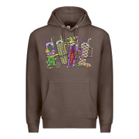 Coffee mardi gras coffee Premium Hoodie - MaliasSmallBusiness