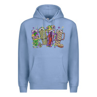 Colony Blue mardi gras coffee Premium Hoodie - MaliasSmallBusiness