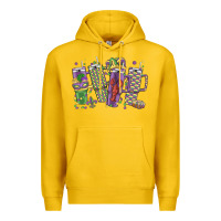 Lemon mardi gras coffee Premium Hoodie - MaliasSmallBusiness