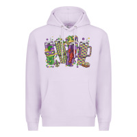 Lilac mardi gras coffee Premium Hoodie - MaliasSmallBusiness