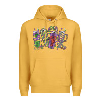 Mustard mardi gras coffee Premium Hoodie - MaliasSmallBusiness