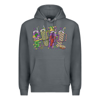 Rock mardi gras coffee Premium Hoodie - MaliasSmallBusiness