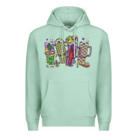 Seafoam mardi gras coffee Premium Hoodie - MaliasSmallBusiness