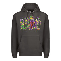 Smoke mardi gras coffee Premium Hoodie - MaliasSmallBusiness