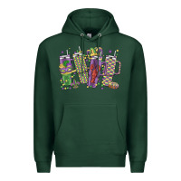 Sports Green mardi gras coffee Premium Hoodie - MaliasSmallBusiness