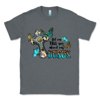 Charcoal Heather let me tell you about my jesus Classic Tee - BarkalooDesign