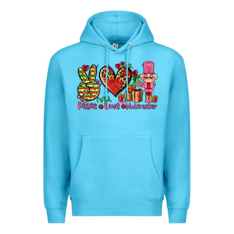 Peace Love Nutcraker Premium Hoodie by AdoDesignShop | Teevron