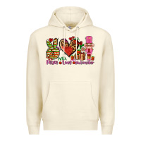 Sandshell peace love nutcraker Premium Hoodie - AdoDesignShop