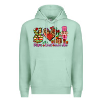 Seafoam peace love nutcraker Premium Hoodie - AdoDesignShop