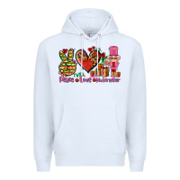 White peace love nutcraker Premium Hoodie - AdoDesignShop