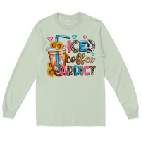 Matcha iced coffee addict Long Sleeve Tee - Zillion Design Studio