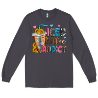 Smoke iced coffee addict Long Sleeve Tee - Zillion Design Studio