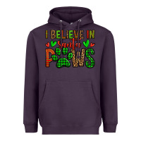 Plum i believe in santa paws christmas Heavyweight Hoodie - Jasminsmagicworld