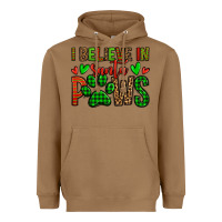 Toasted Coconut i believe in santa paws christmas Heavyweight Hoodie - Jasminsmagicworld