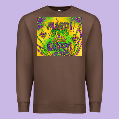 Mardi Gras Queen Premium Sweatshirt Designed By Artiststas