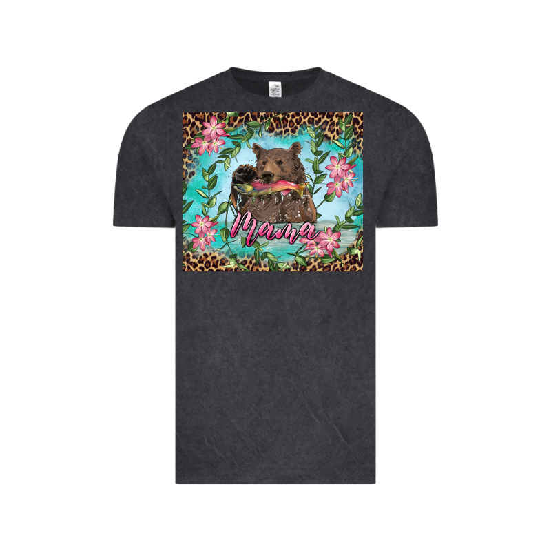 Mama Bear Haunting Fish Floral Vintage Tee by RanaPortraitStore | Teevron