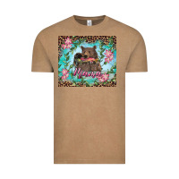 Vintage Coffee mama bear haunting fish floral Vintage Tee - RanaPortraitStore