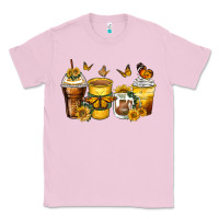 Bubblegum Pink butterfly coffee cups Classic Tee - Zillion Design Studio