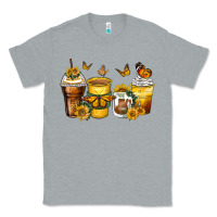 Heather Grey butterfly coffee cups Classic Tee - Zillion Design Studio