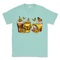 Seafoam butterfly coffee cups Classic Tee - Zillion Design Studio