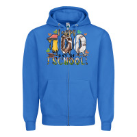 True Royal happy 100 day of school american football baseball Zipper Hoodie - RacoonDesign