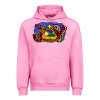 Fuchsia Pink baby jesus joy Urban Hoodie - MaliasSmallBusiness