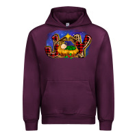 Mauve Wine baby jesus joy Urban Hoodie - MaliasSmallBusiness