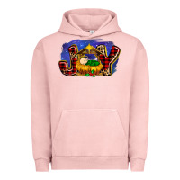 Pigment Salmon baby jesus joy Urban Hoodie - MaliasSmallBusiness